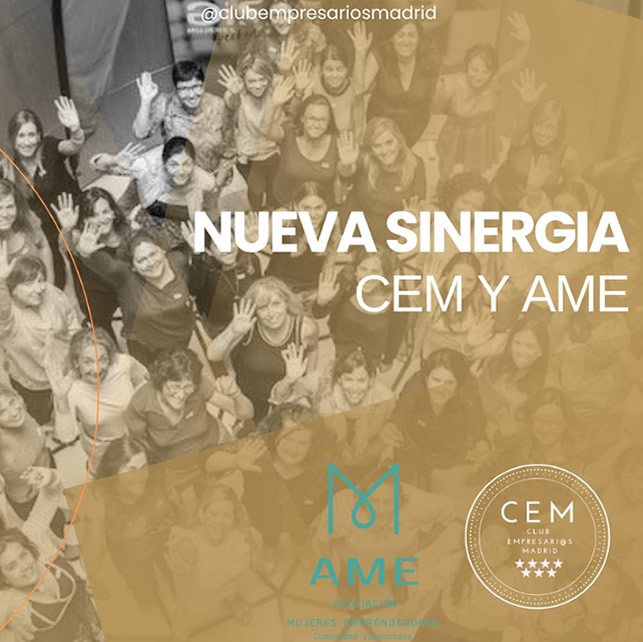 Acuerdo Ame Asociacion Mujeres Emprendedoras CEM Club Empresarios Madrid