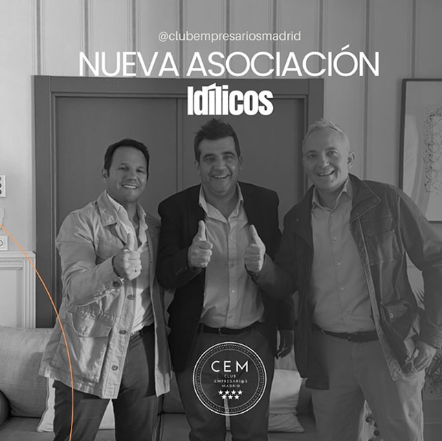 Acuerdo Idilicos Viajes CEM Club Empresarios Madrid